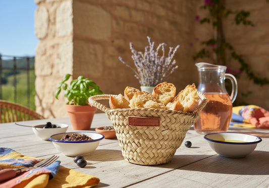 Panier Solea Rond – Charme Bohème